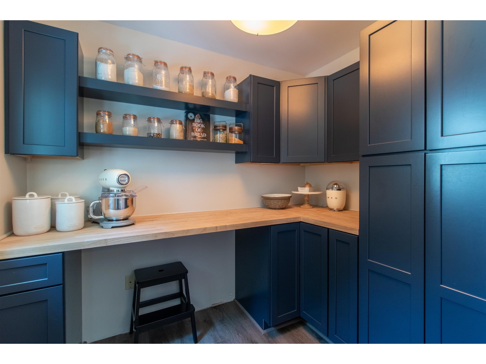 Walk in pantry off the kitchen and dining area