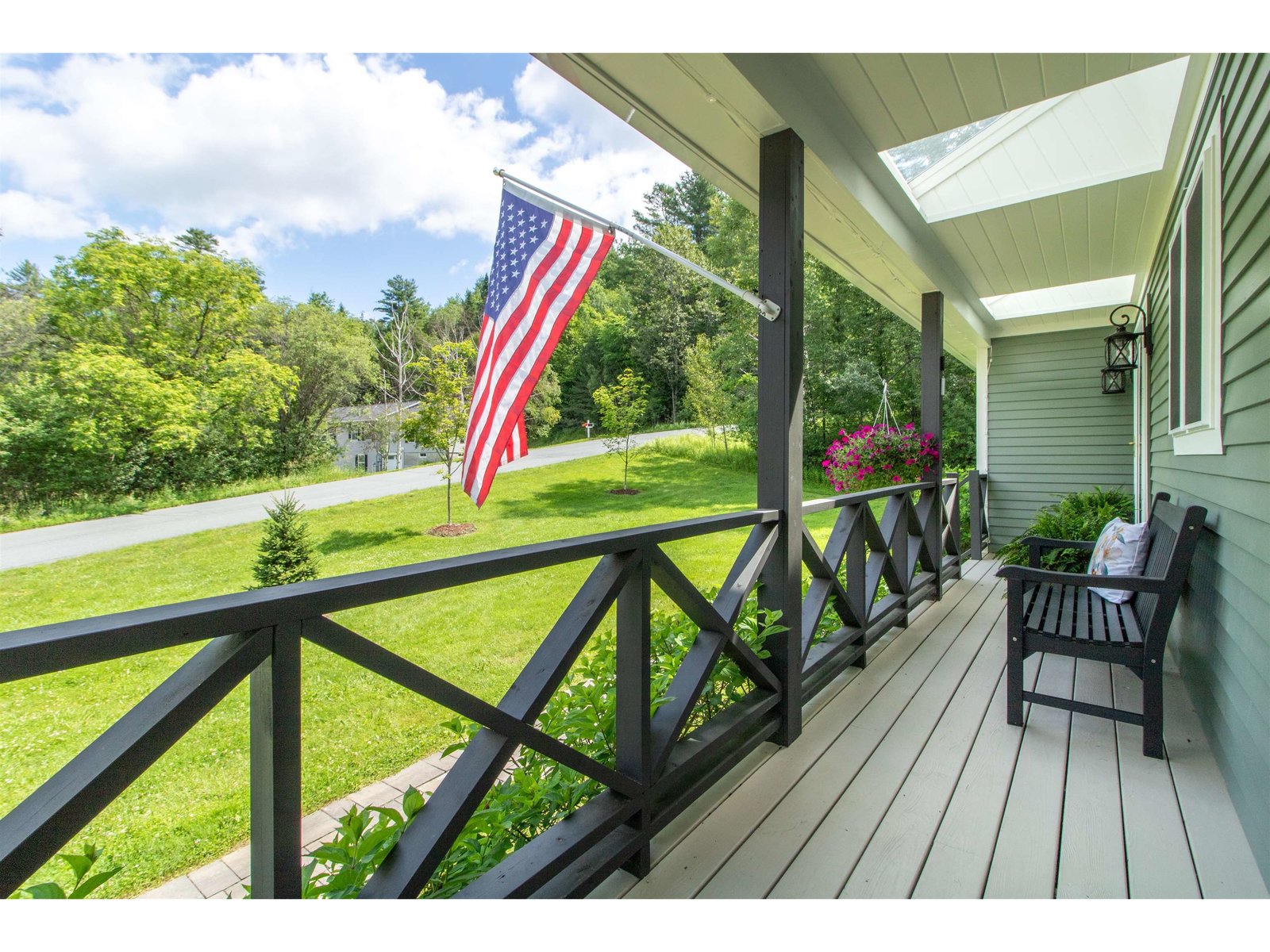 Covered front porch