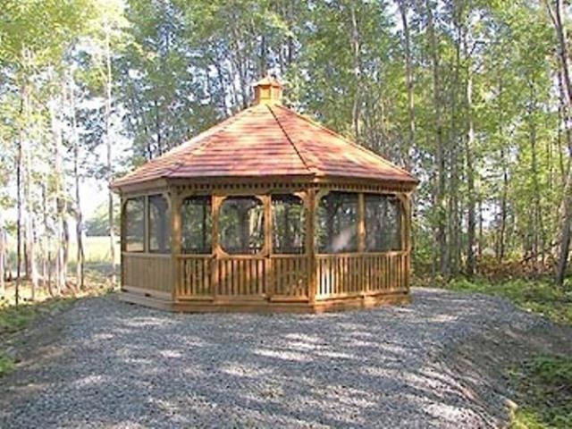 the gazebo