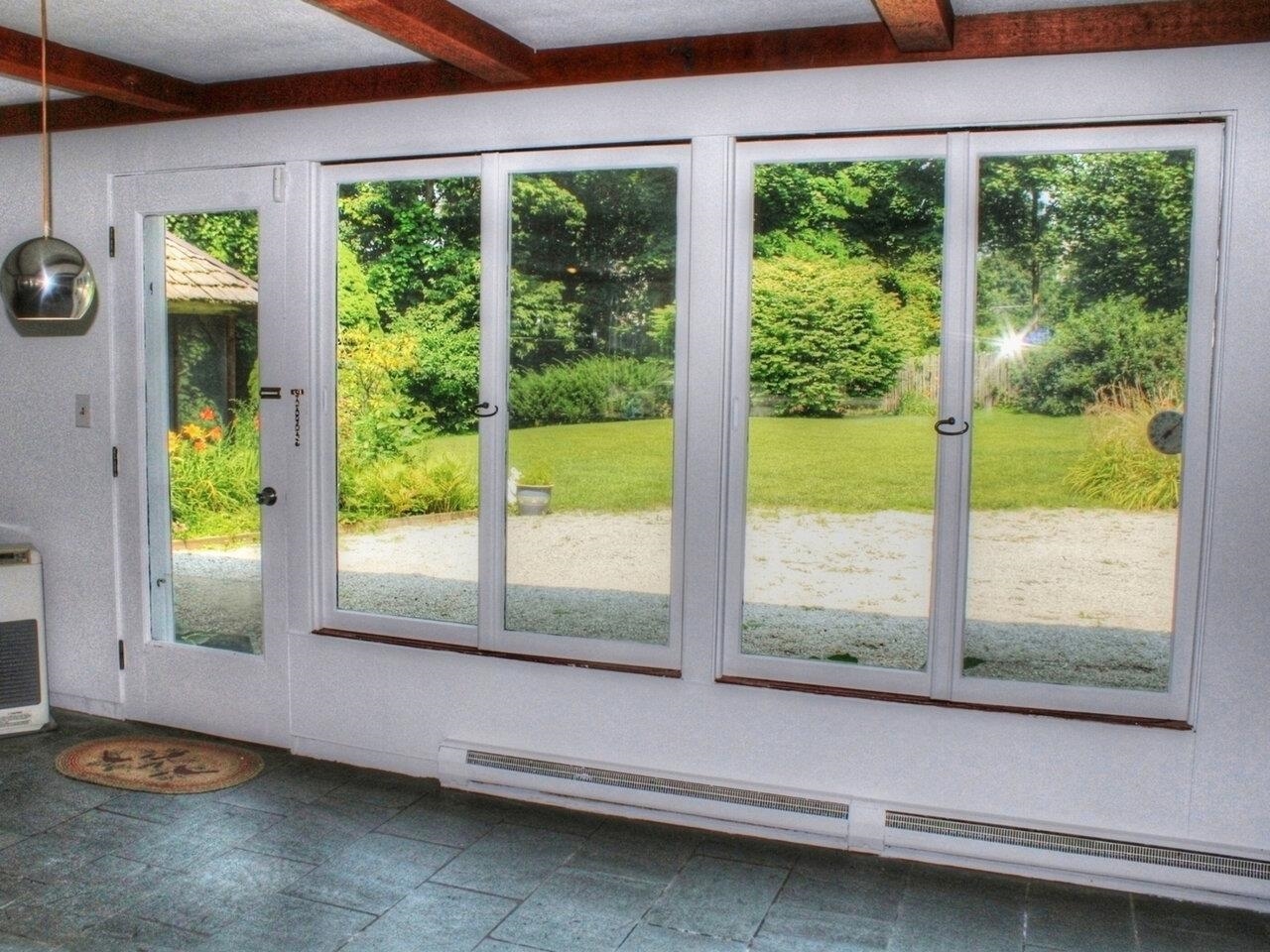 View From Dining to Backyard