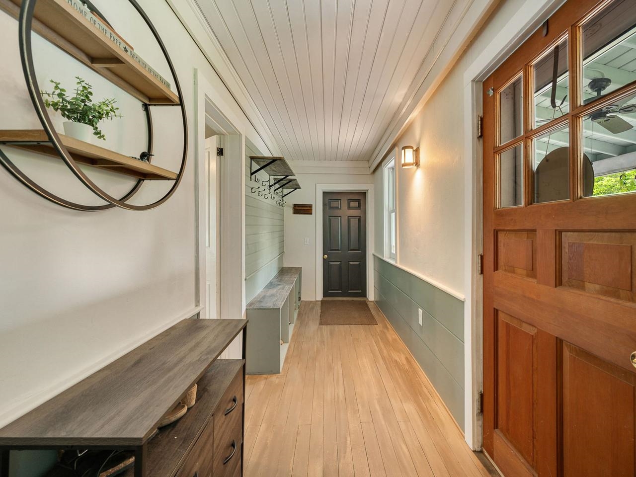 Main hall from garage