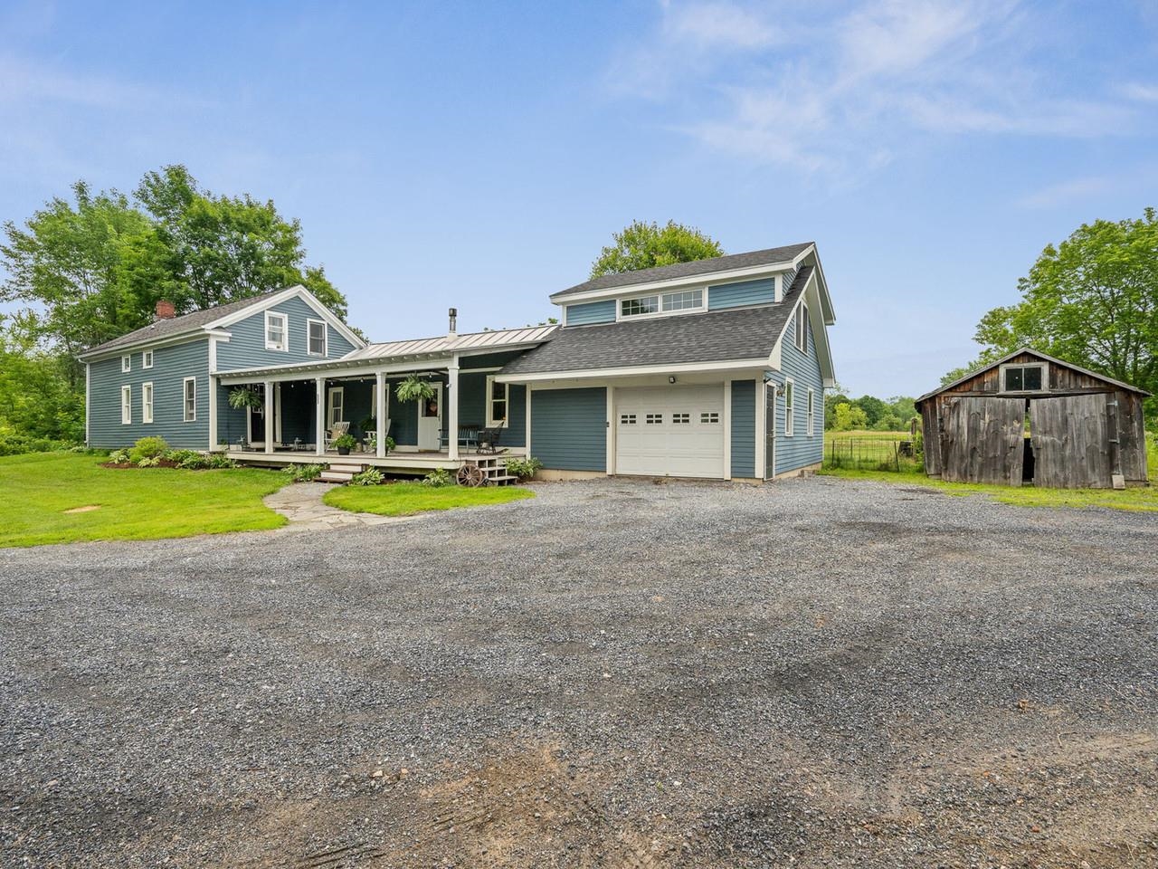 Attached garage