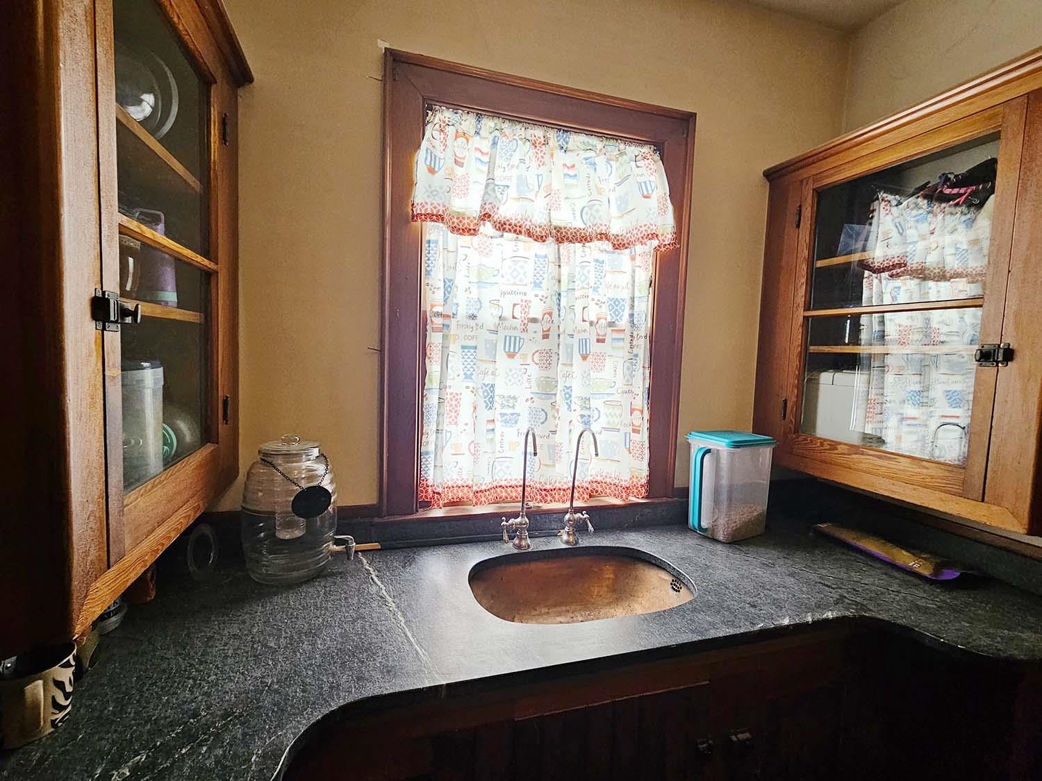 Copper Sink in Butler Pantry