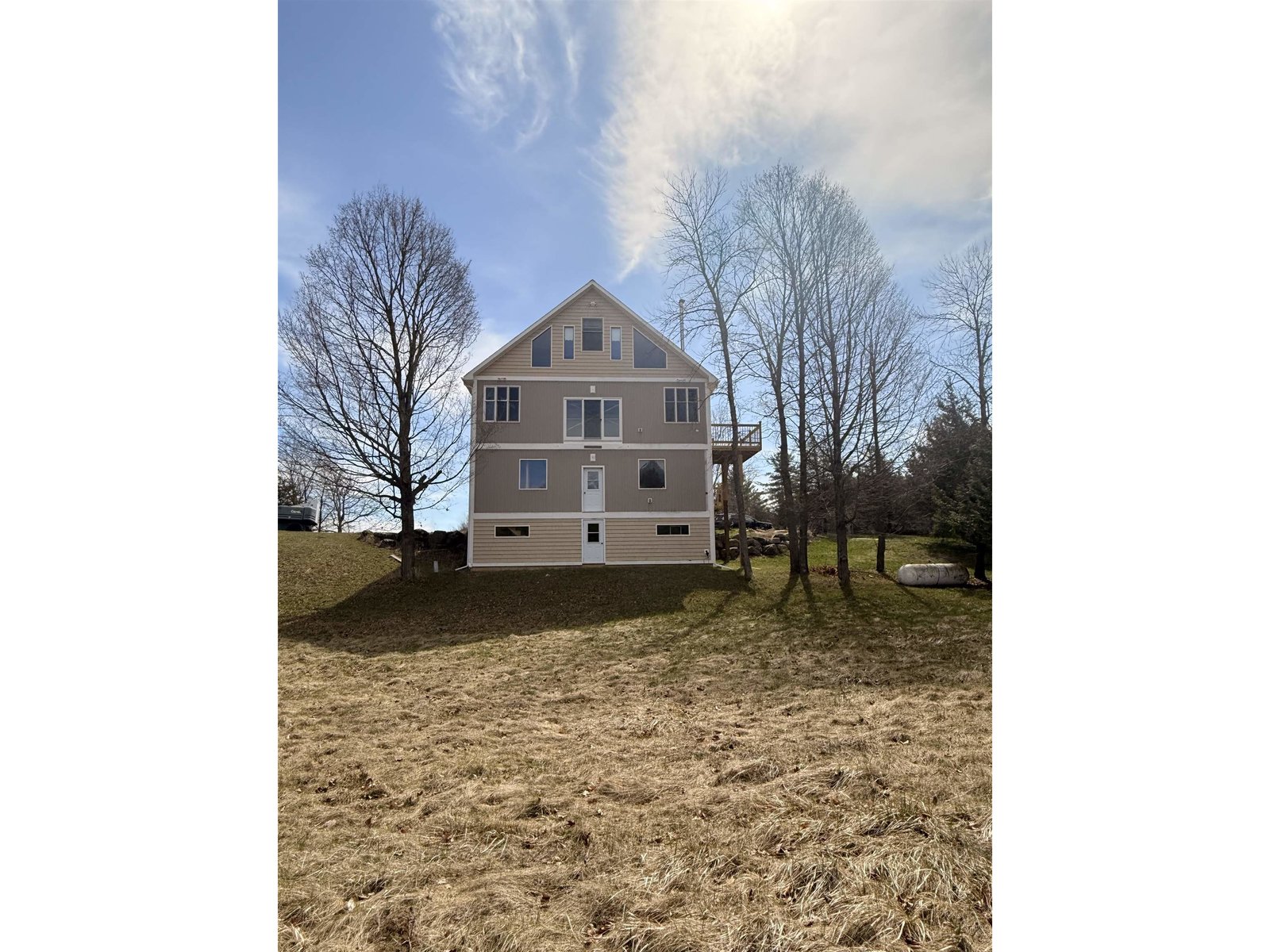 Rear View of House
