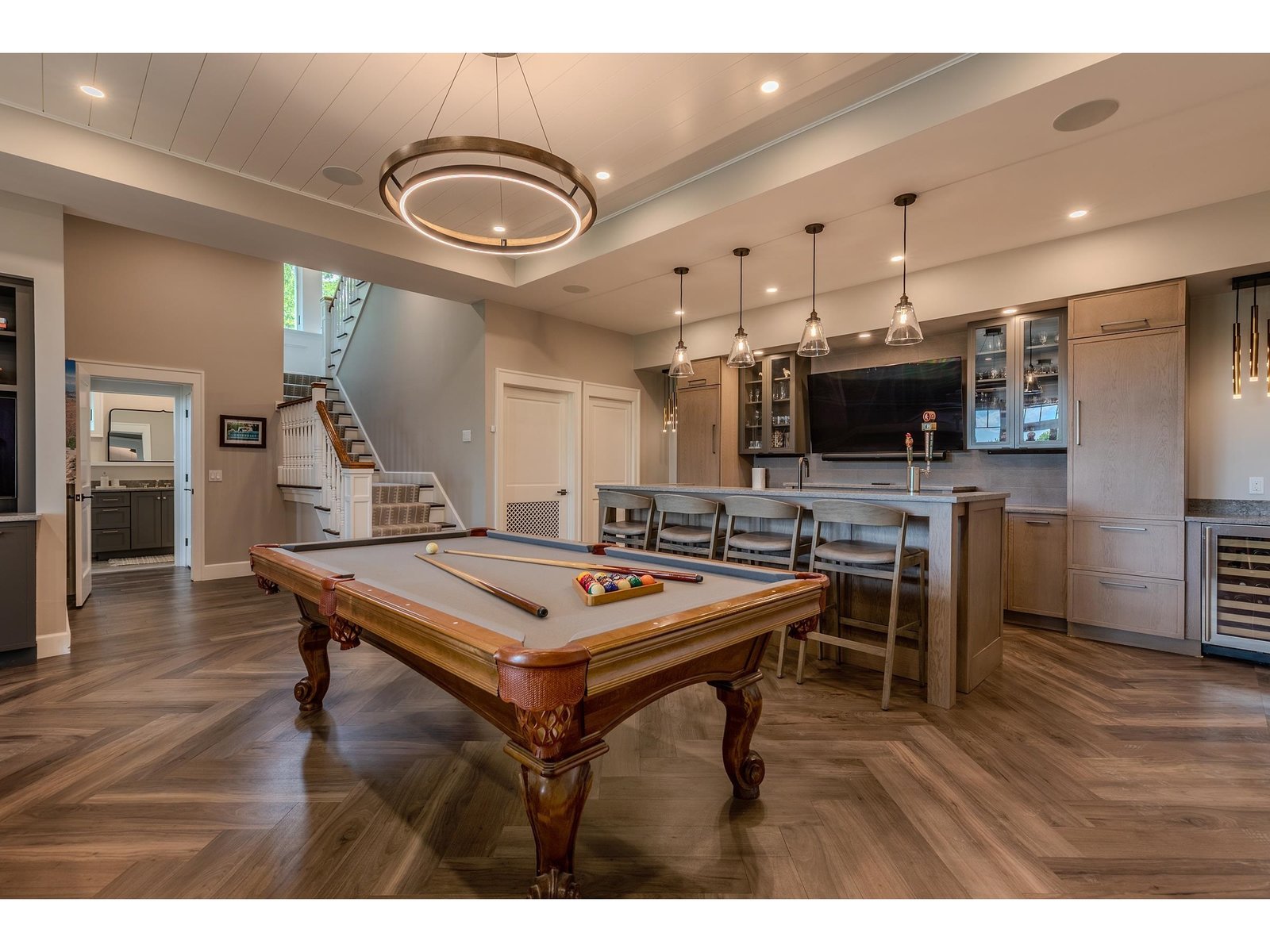 Billiards and a full bar