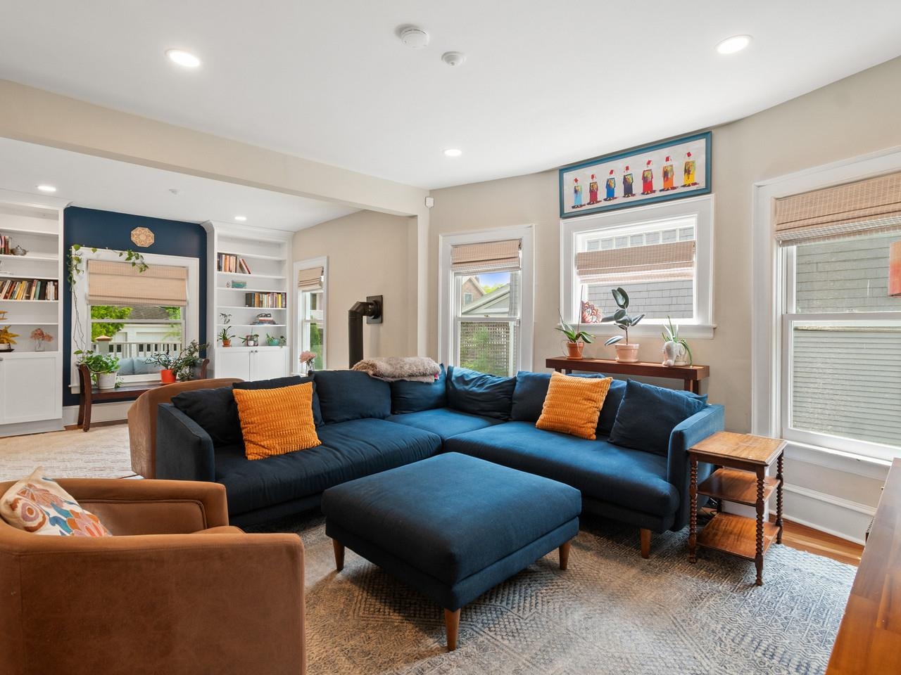 Open-concept living room