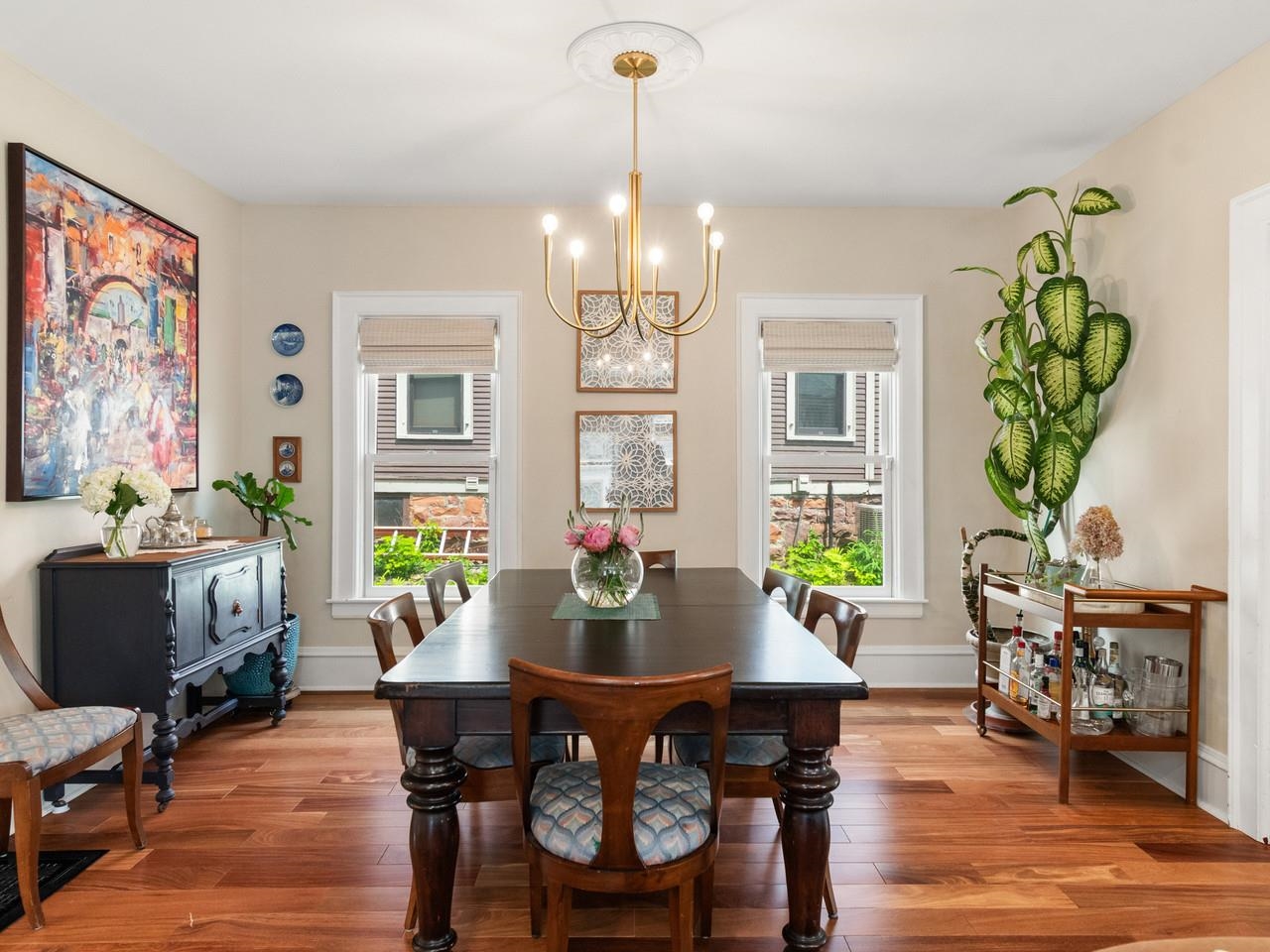 Vibrant new wood floors