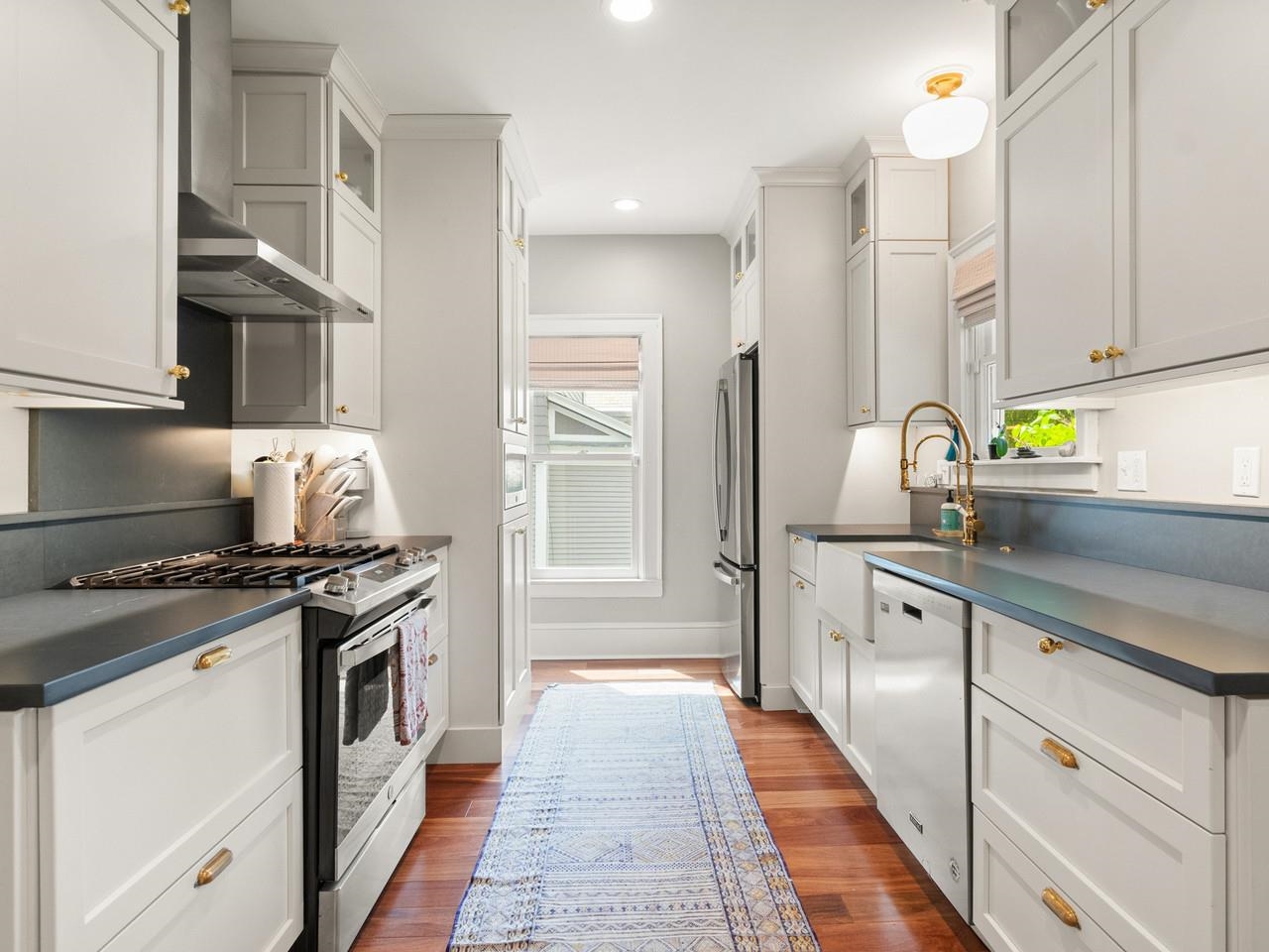 Stunning galley kitchen