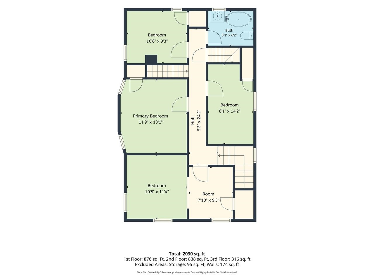 Floor plan of 2nd level