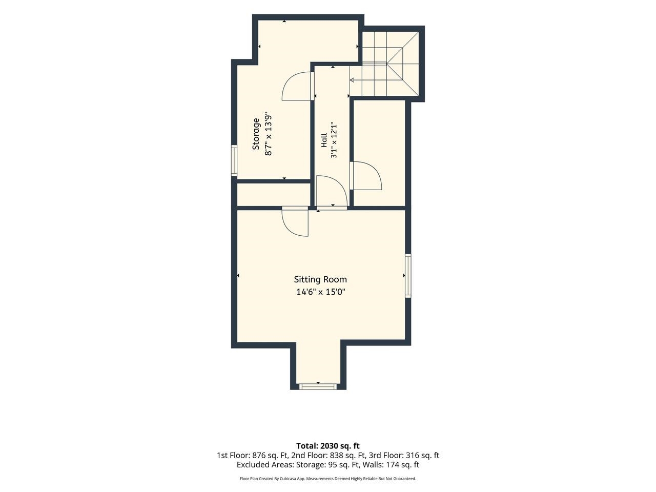 Attic floor plan