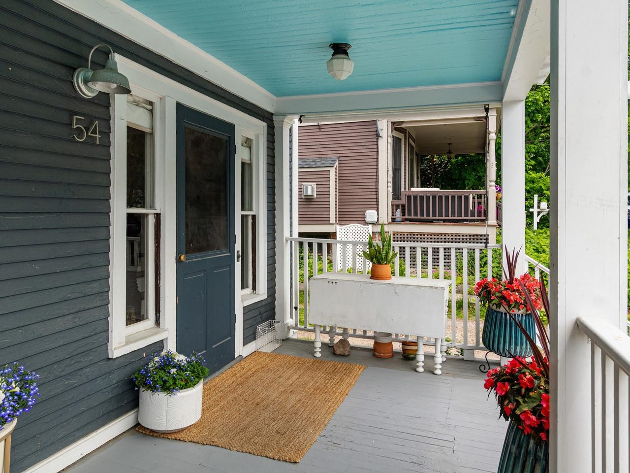 Welcoming front porch