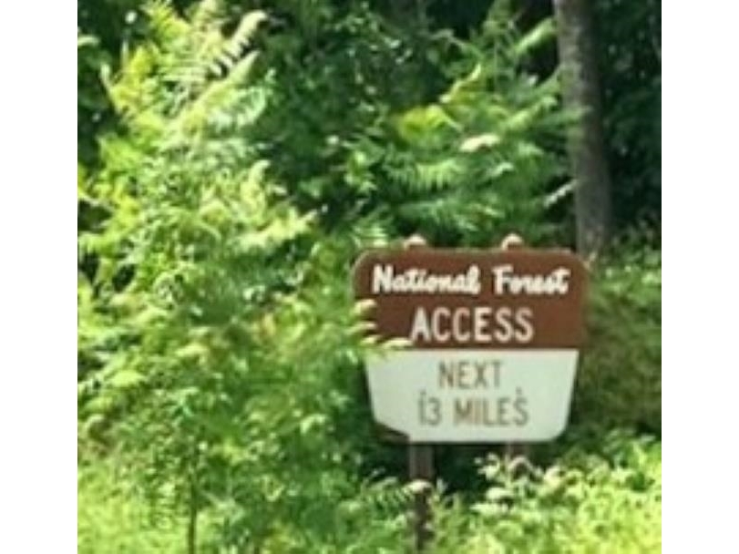 Bordered North And West By US National Forest