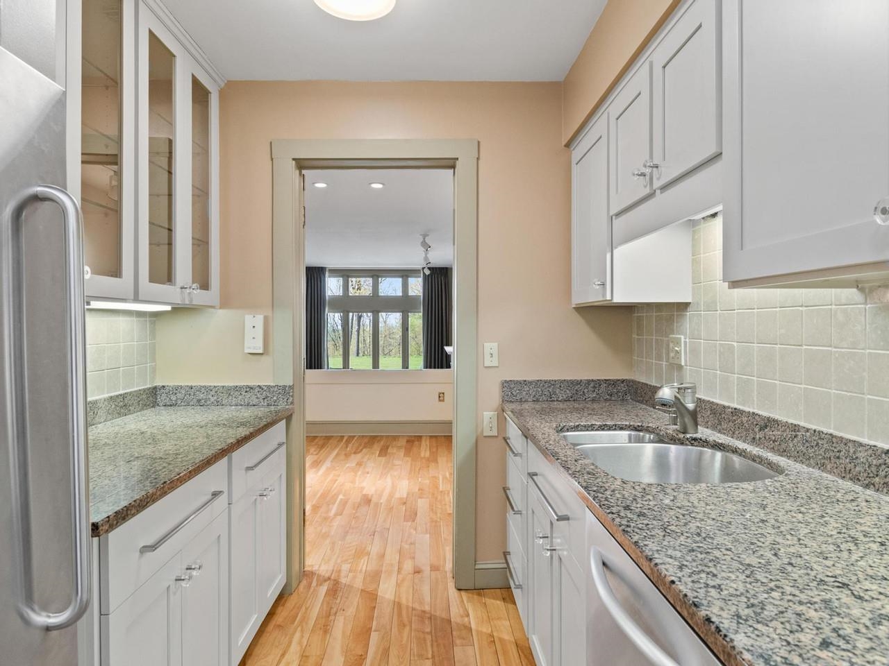 Kitchen to dining view