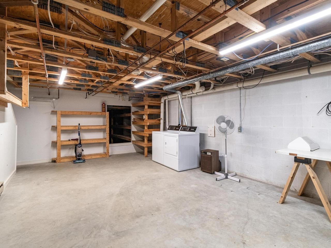 Plenty of basement storage