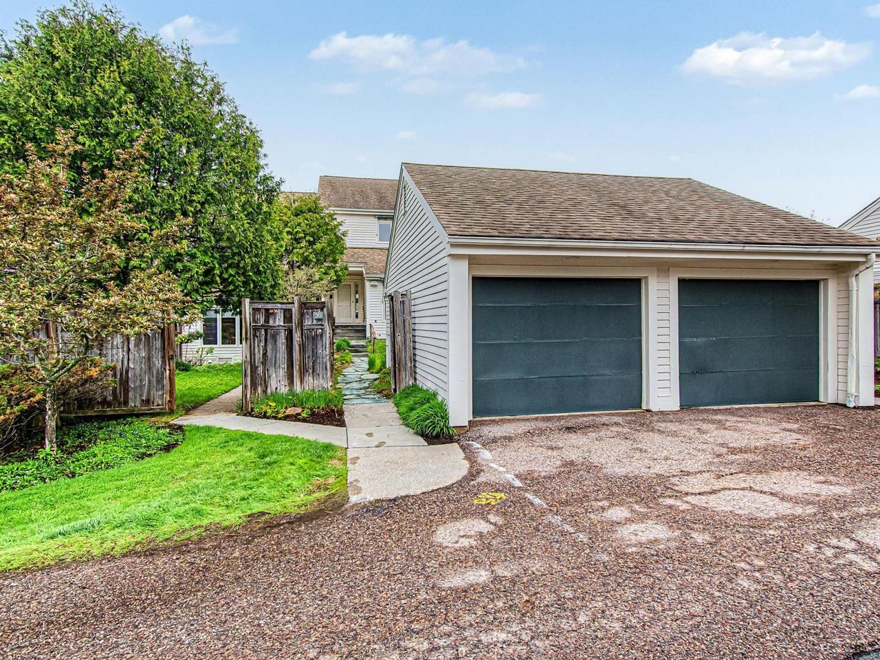 Garage off courtyard