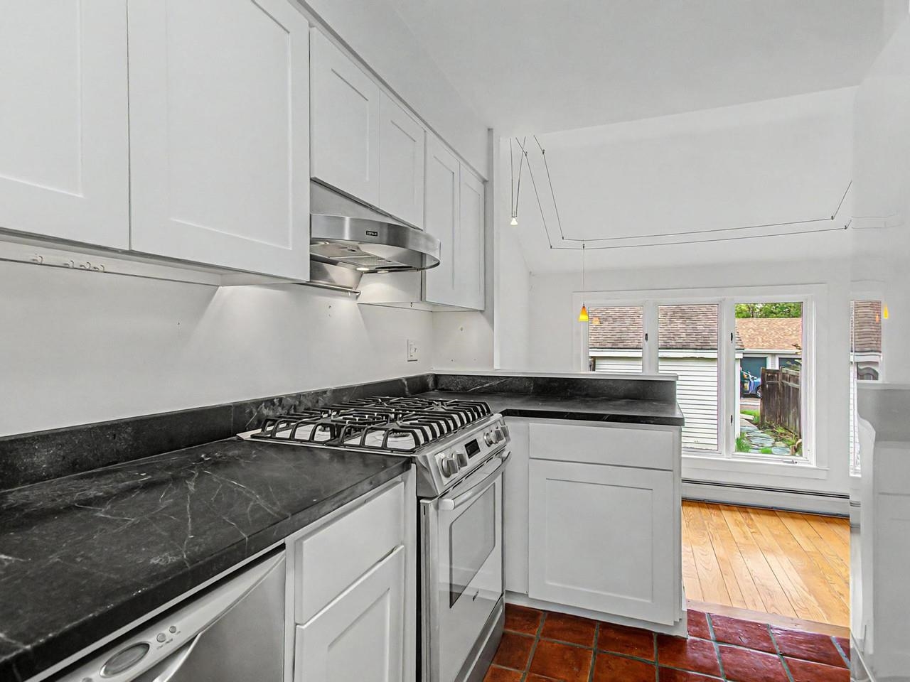 Kitchen to den view