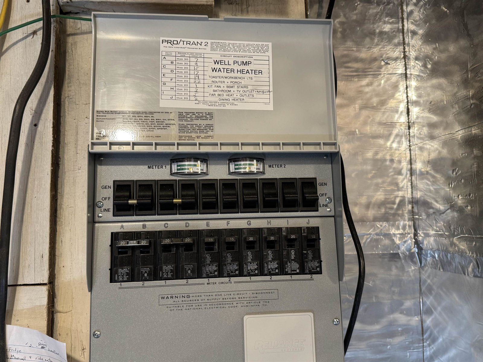 Generator Hookup