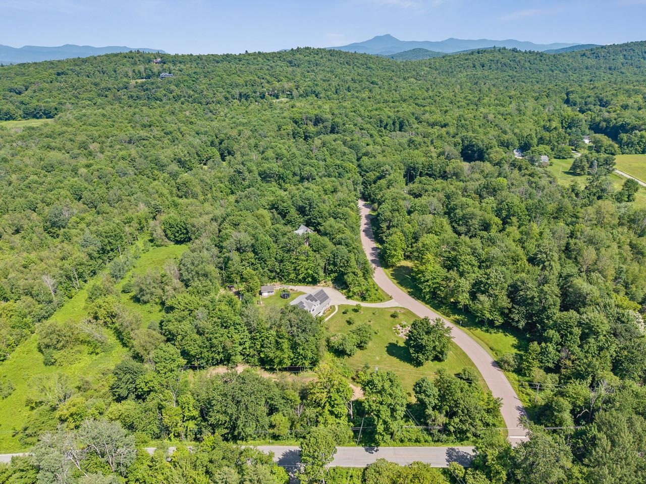 Expansive private lot views