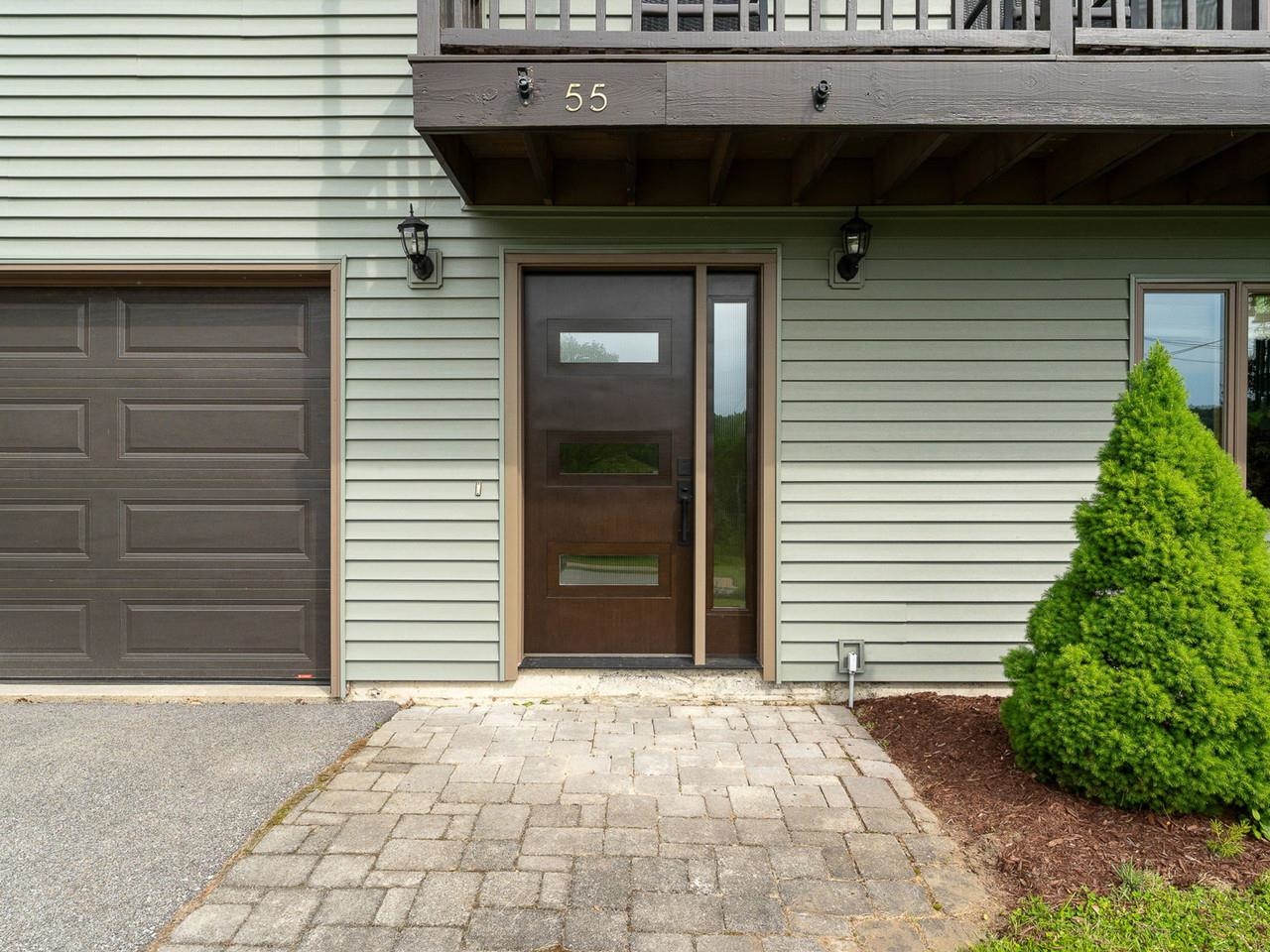 First-floor entry