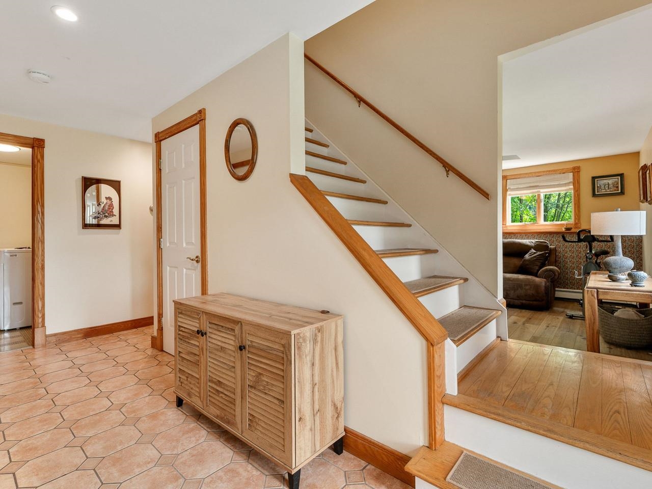 Tiled entryway