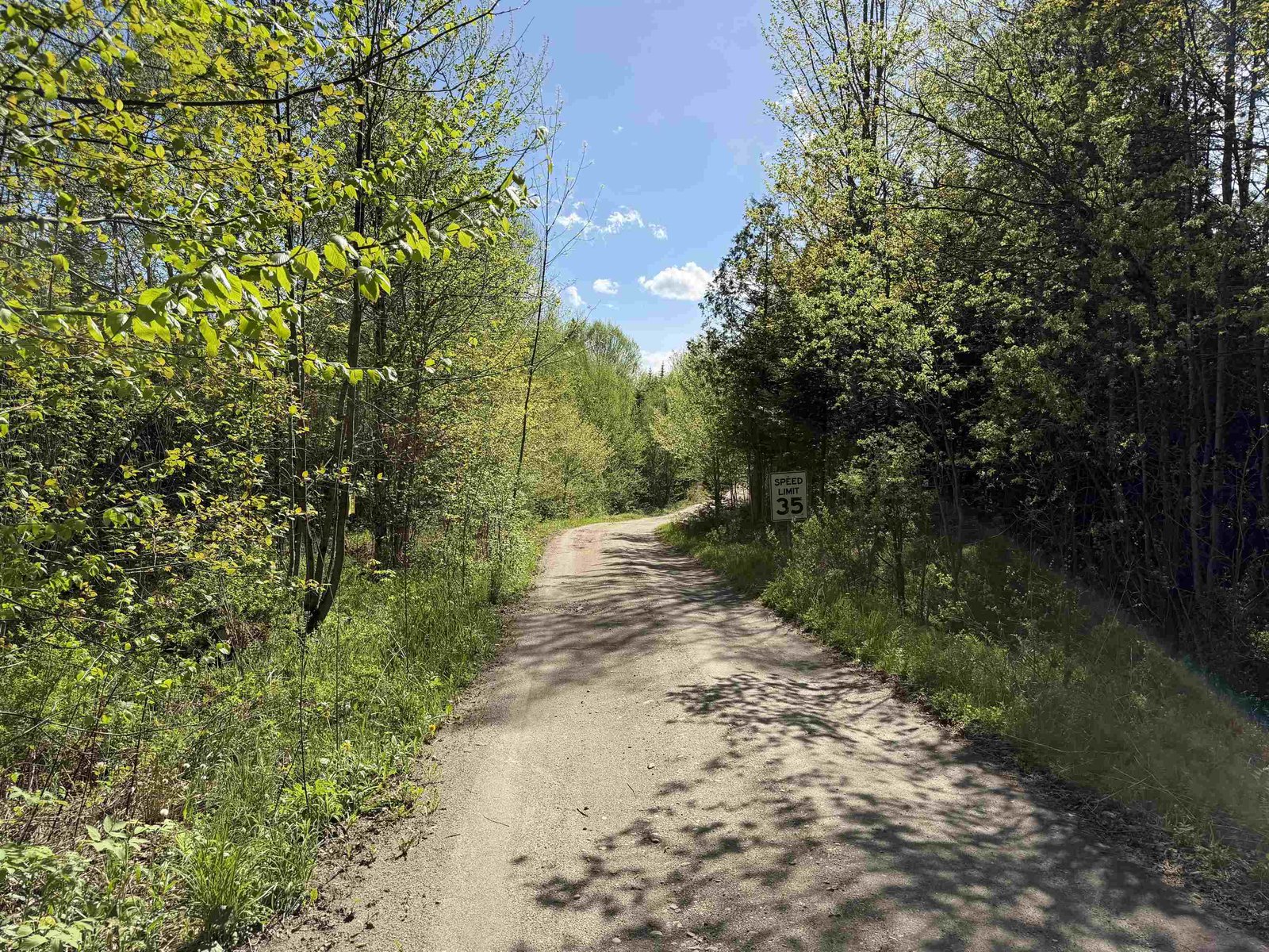 1881 feet along private road