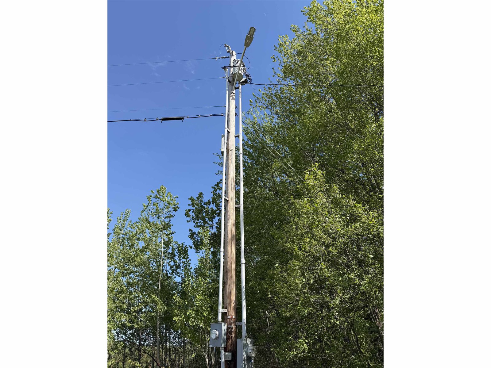 Power at corner of lot