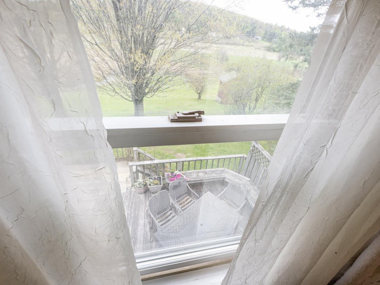 View from bathroom window...