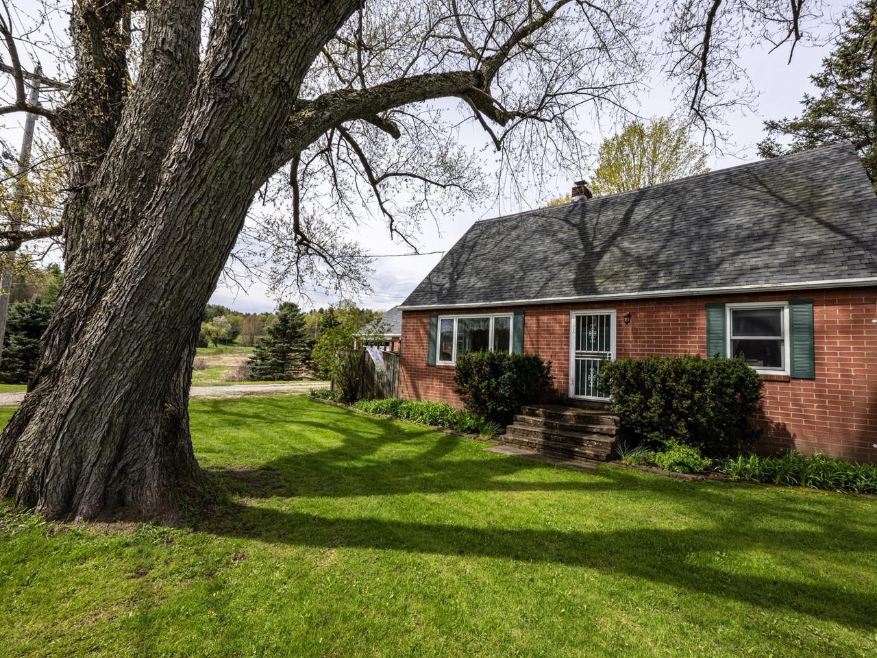 Inviting, shaded by maple tree