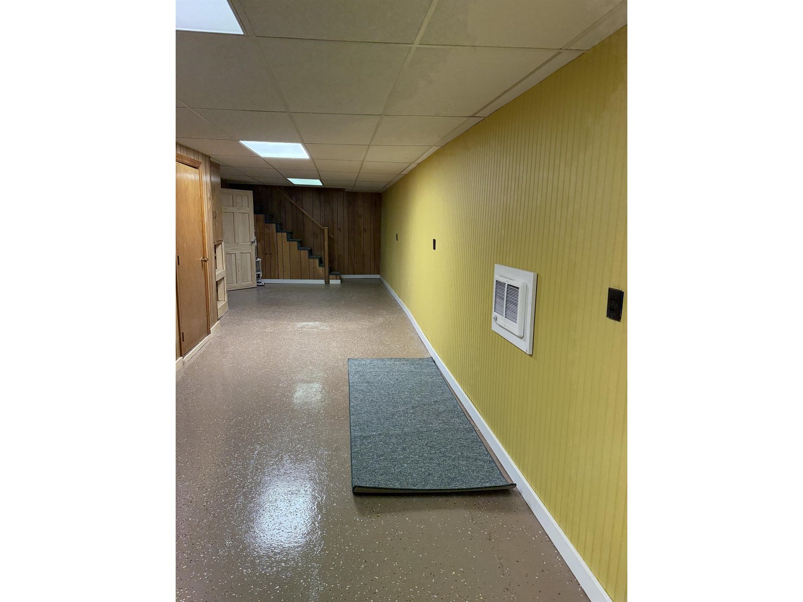 Basement rec room