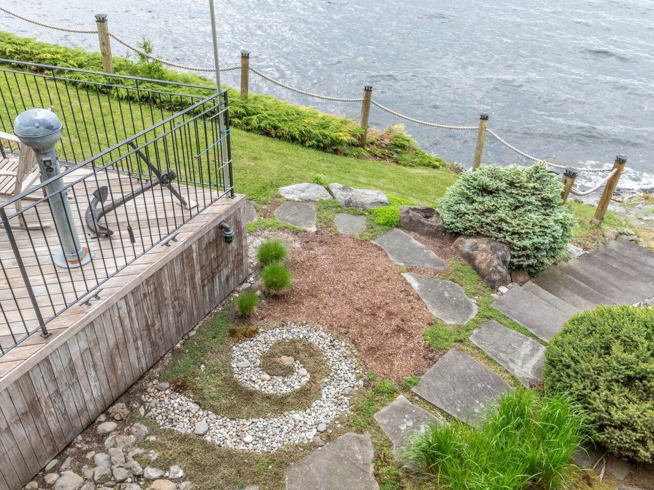 Steps to the Lake