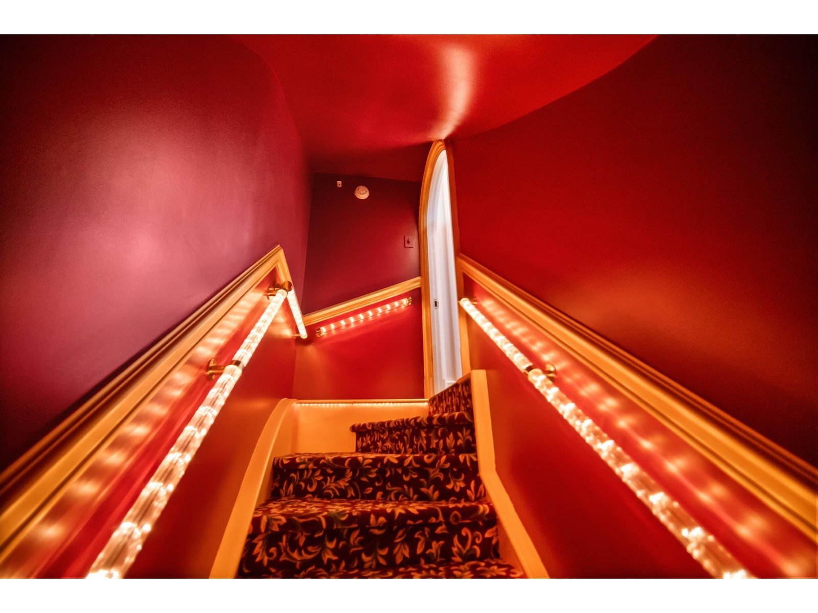 Stairwell to Theatre room - lower level