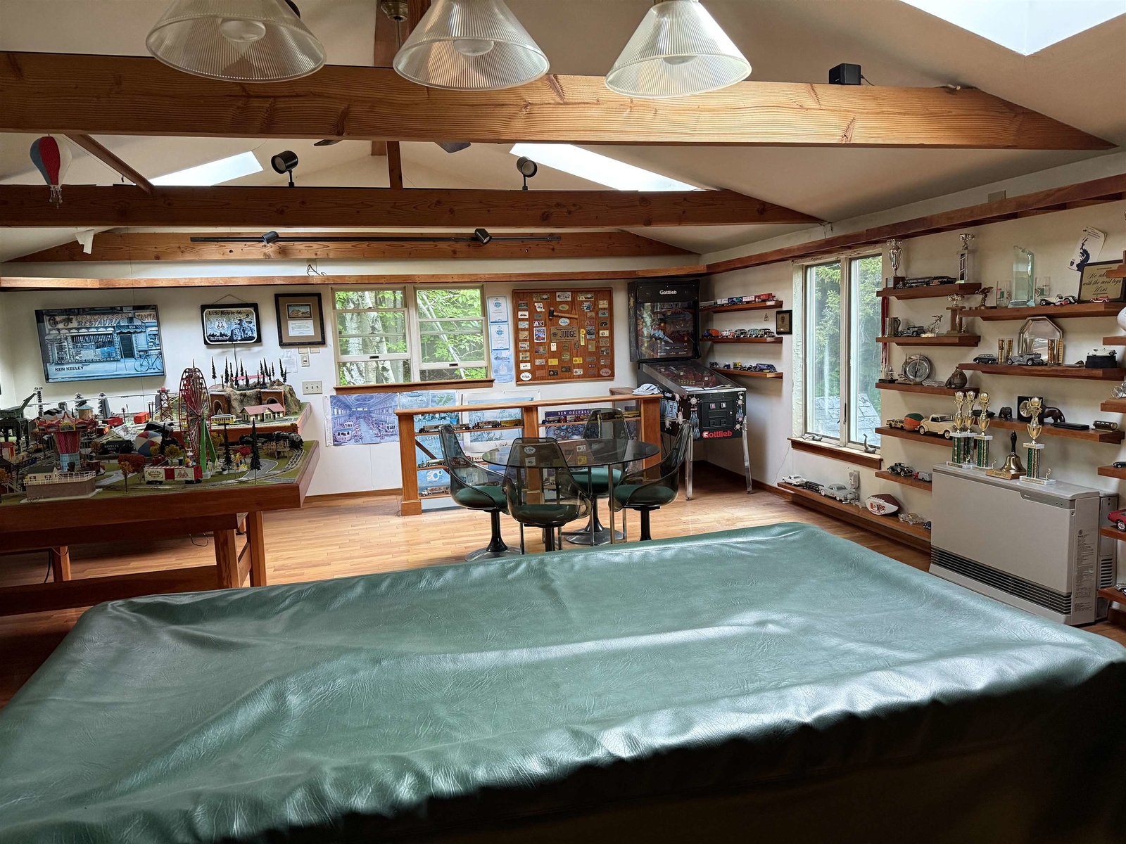 FINISHED GAME ROOM OVER TRACTOR BARN