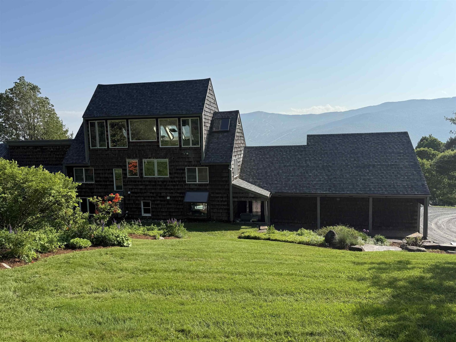 VIEW OVER THE HOME AT THE MOUNTAINS