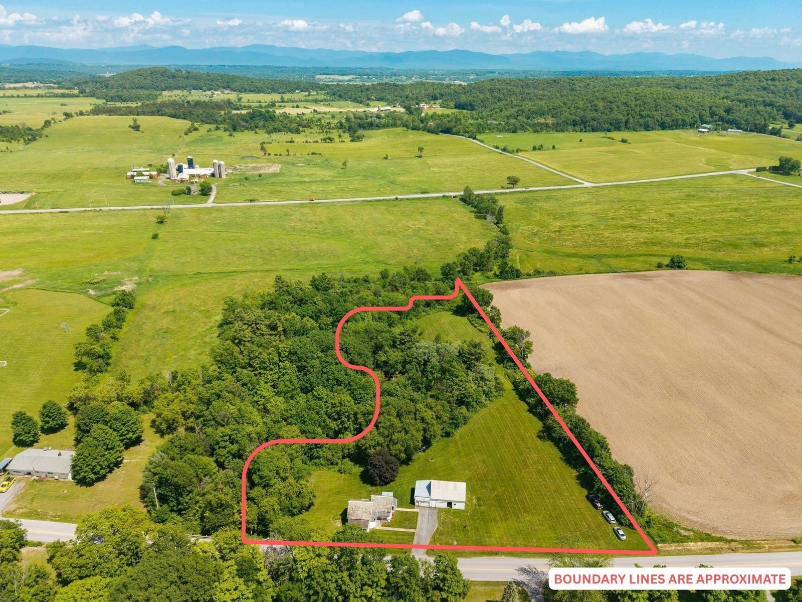 Bordering Farm Land