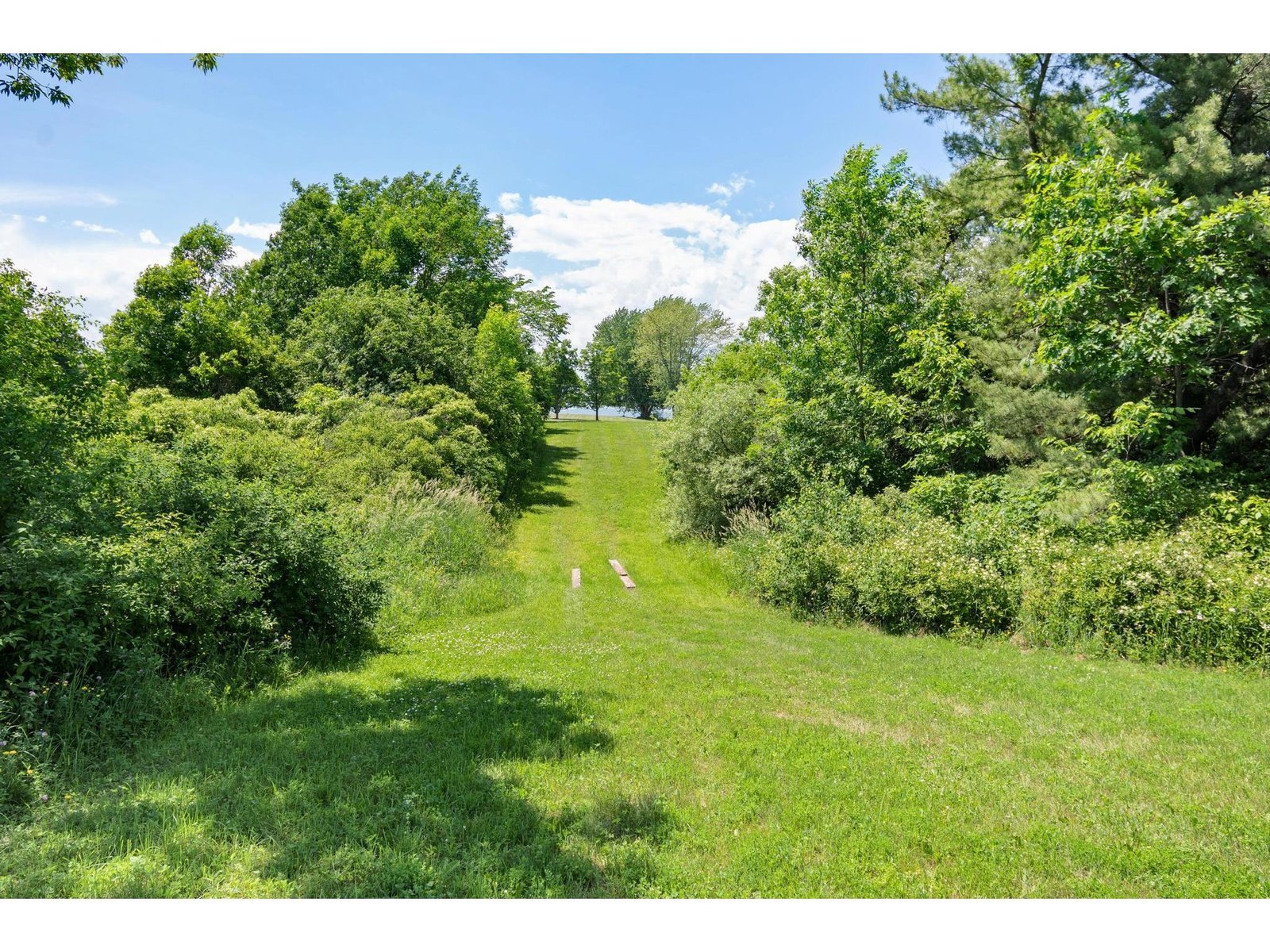 Access to Rear Cleared Lawn