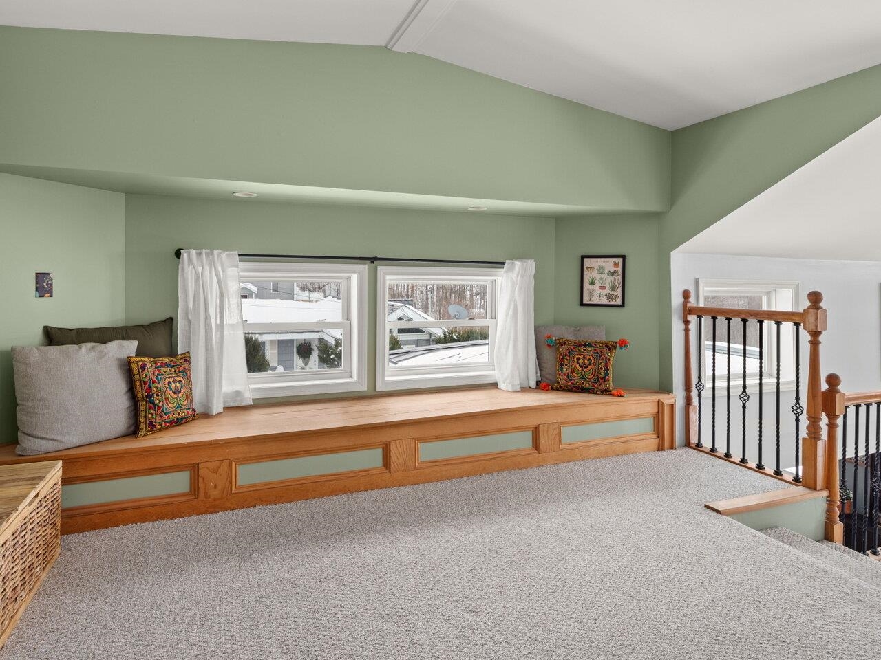Cozy nook in family room