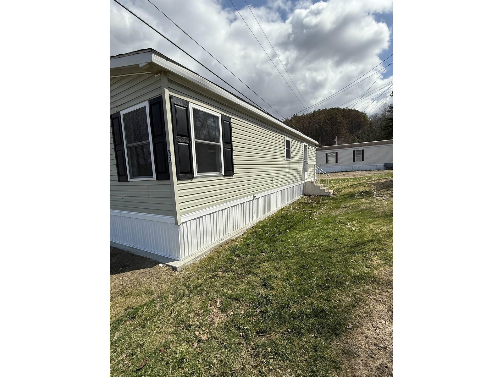 Back side entrance to laundry room