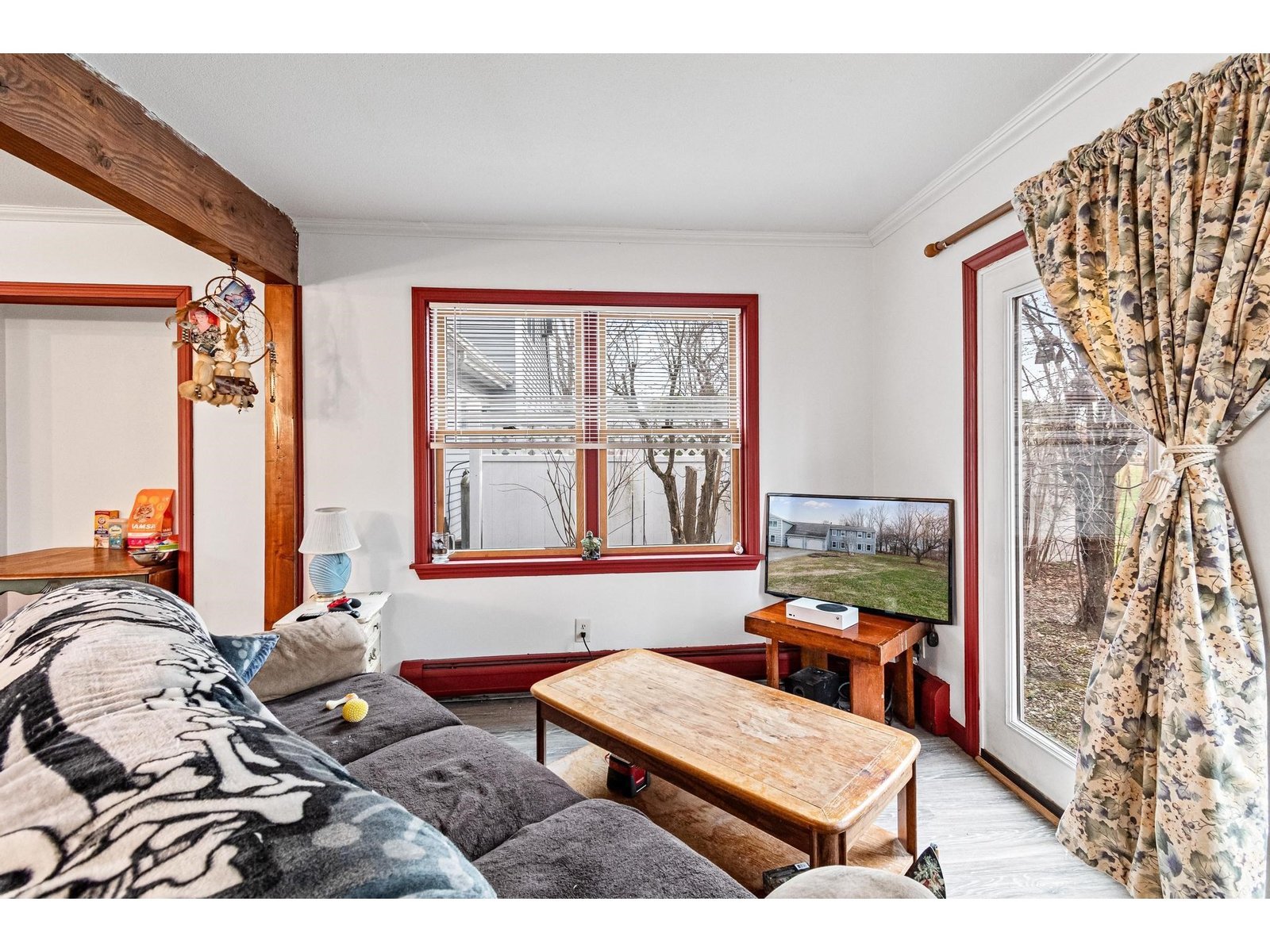 Living Room with Access to Backyard