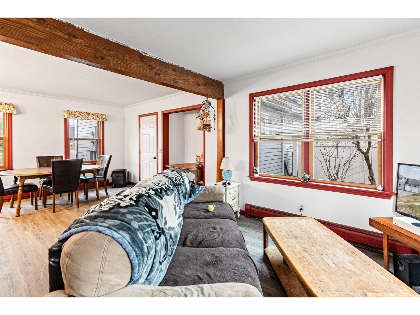 Living Room with Access to Backyard