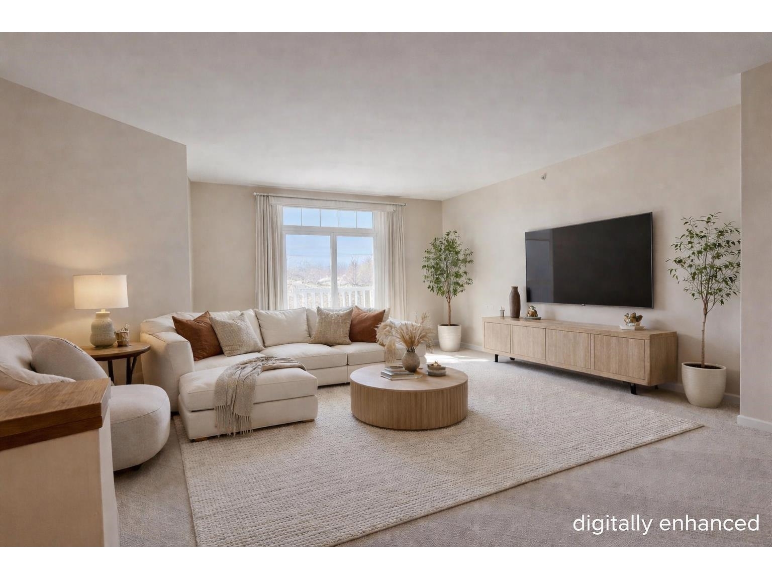 DIGITALLY ENHANCED LIVING ROOM
