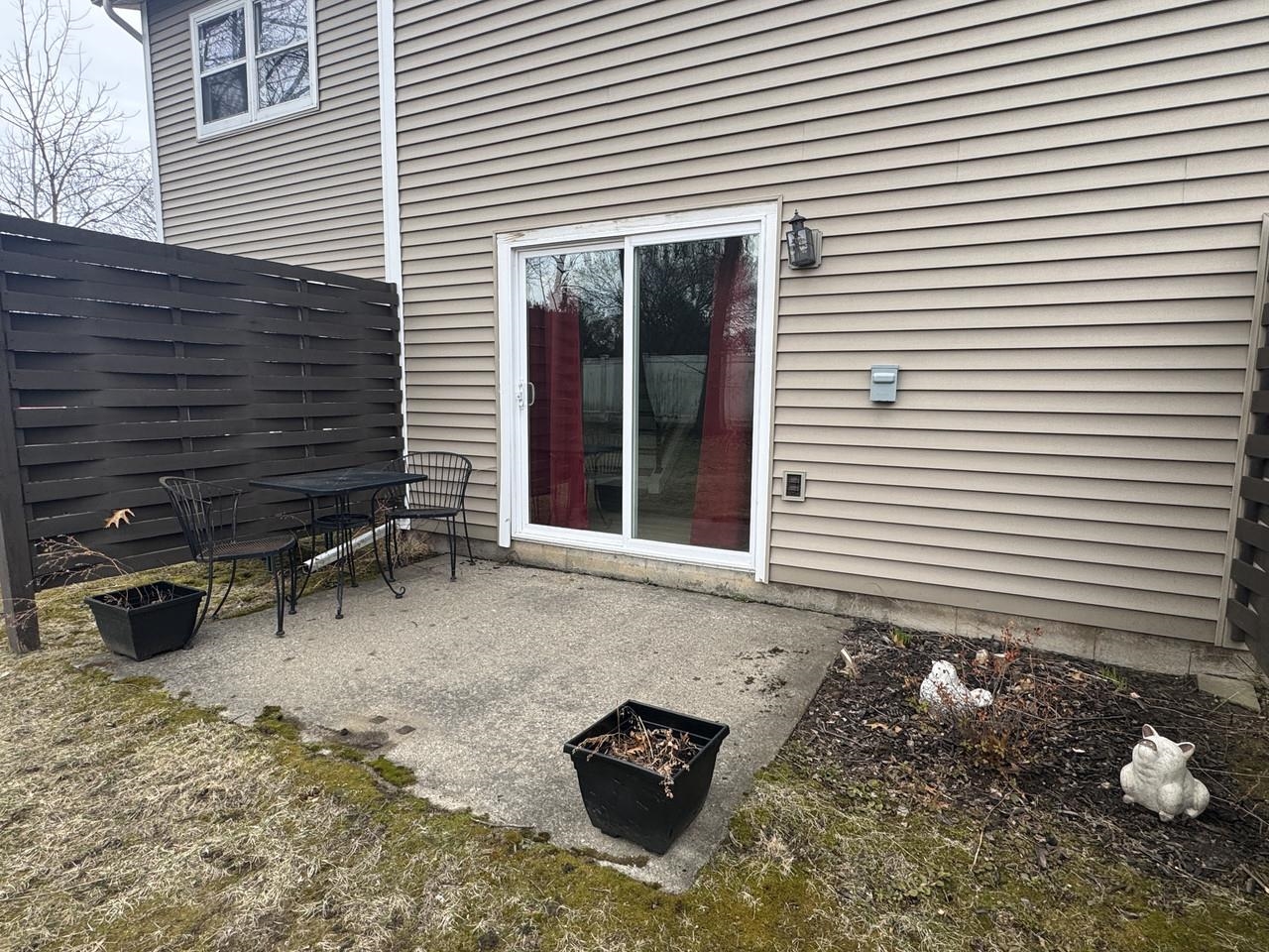 Private Back Patio