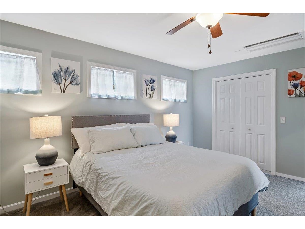 with walk in closet