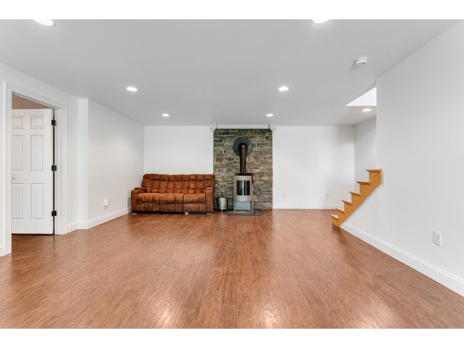 Wood stove - basement