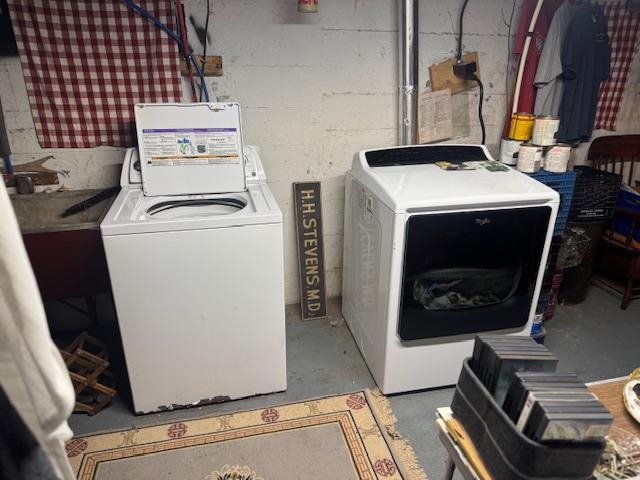 basement laundry
