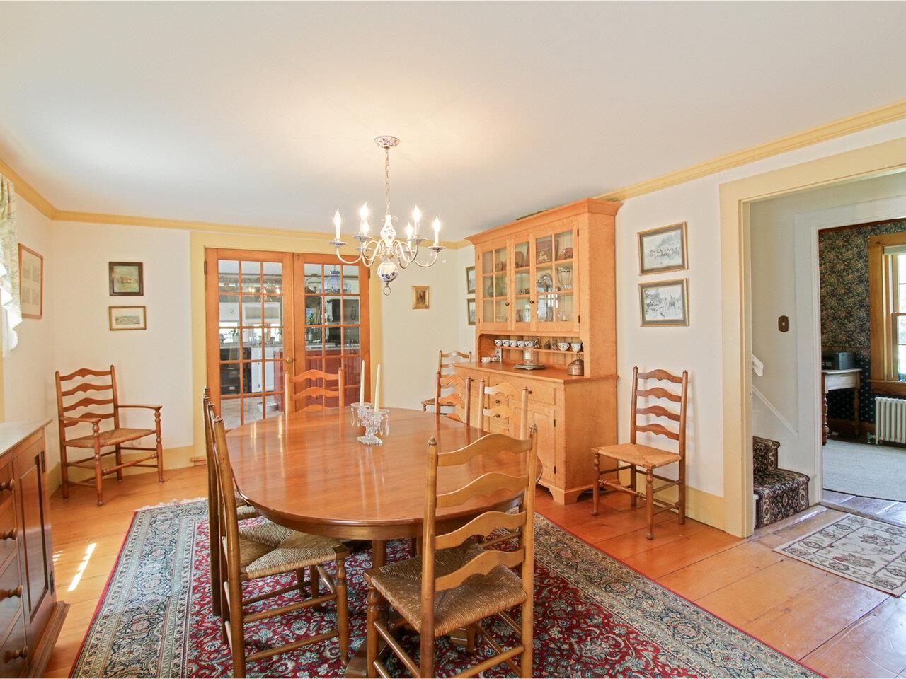 French Doors to Dining Room