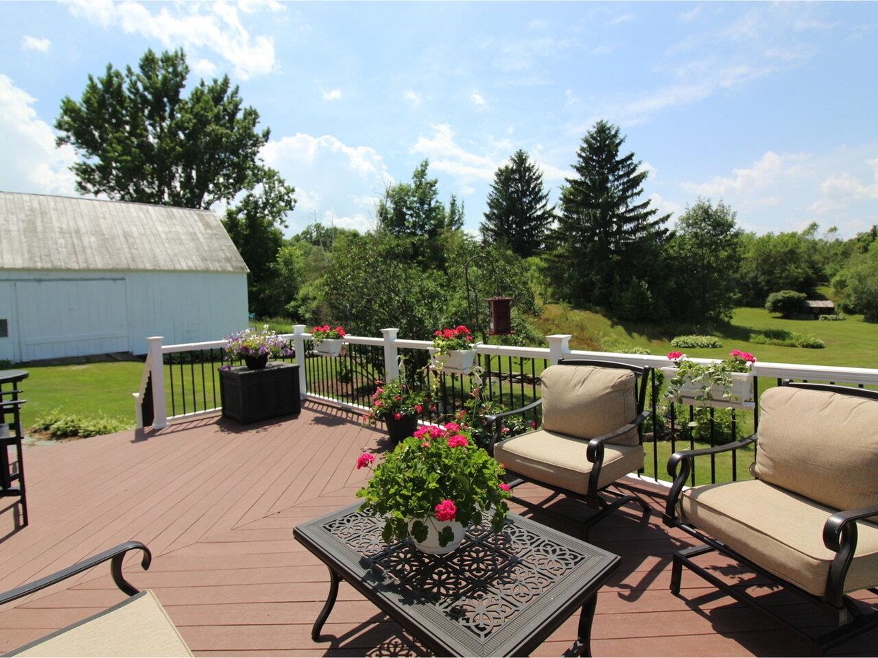 Deck Overlooking Acreage