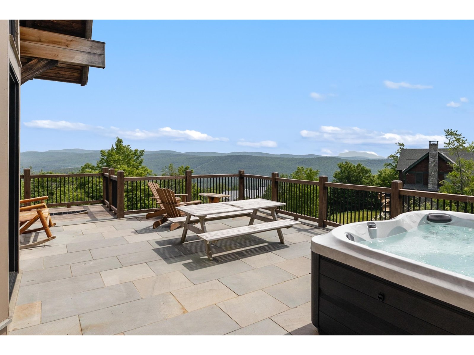 Large porch with views