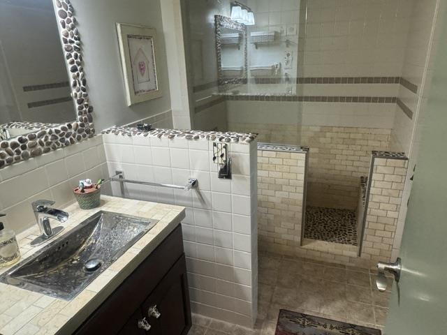 Custom tile bathroom