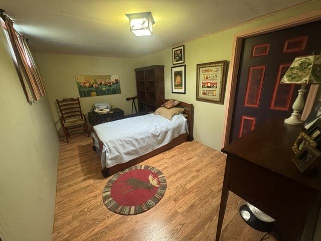 finished basement room