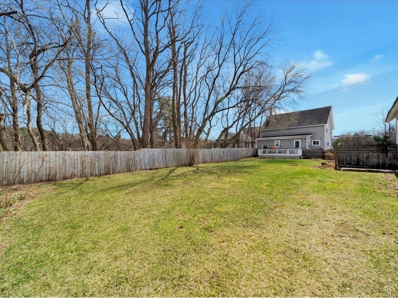Large backyard!